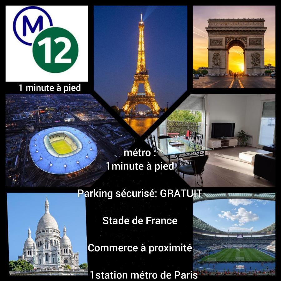 Big Logement , Jo2024, Stade De France, Paris, Metro , Parking Gratuit Saint-Denis  Exterior foto